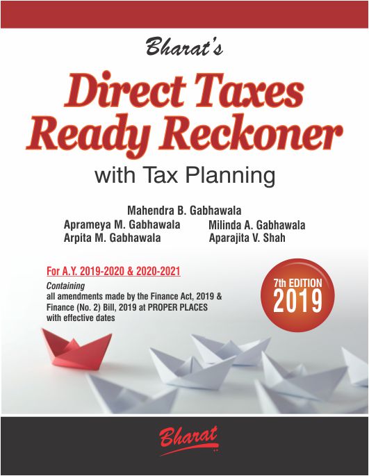 DIRECT TAXES READY RECKONER with Tax Planning