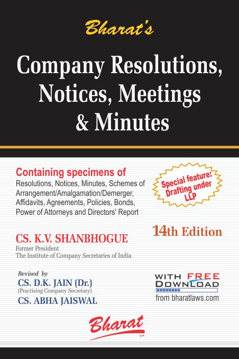 Company Resolutions, Notices, Meetings and Minutes - by Notices, Meetings & Minutes